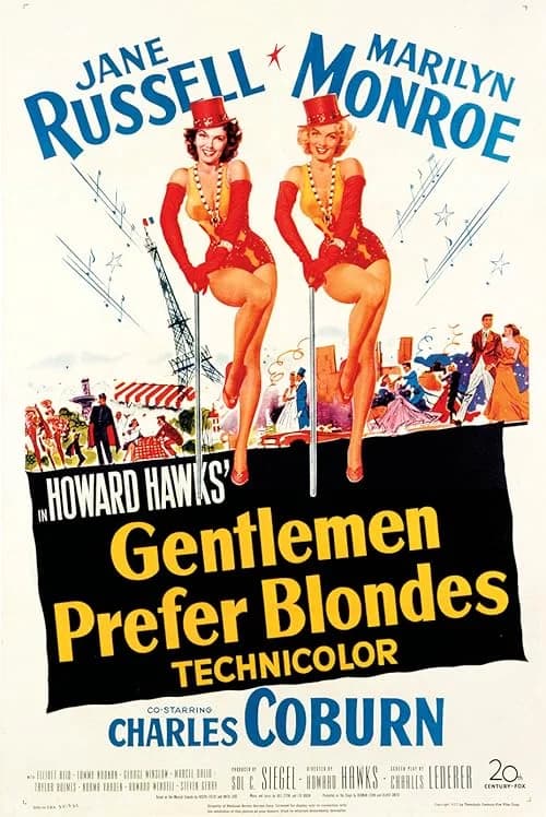 Gentlemen Prefer Blondes film posteri