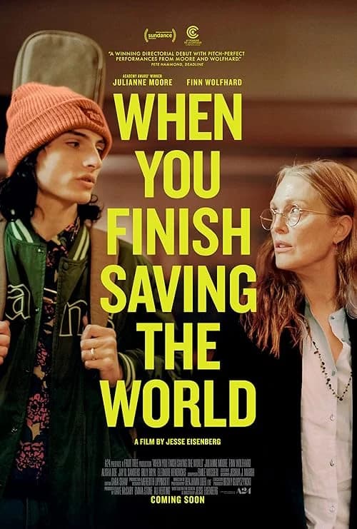 When You Finish Saving the World film posteri